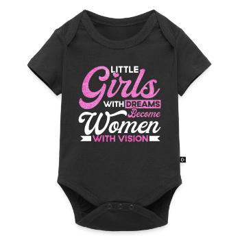 Feminist gender equality F - Baby Premium short-sleeve bodysuit - black - Front