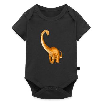 Diplodocus Dinosaur Children Dino Gift - Baby Premium short-sleeve bodysuit - black - Front