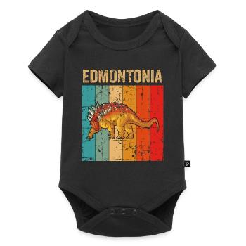 Edmontonia Dinosaur Children Dino Gift - Body à manches courtes Premium Bébé - noir - Devant