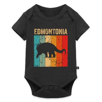 Edmontonia Dinosaur Children Dino Gift - Body à manches courtes Premium Bébé - noir - Devant