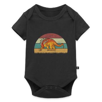 Edmontonia Dinosaur Children Dino Gift - Body à manches courtes Premium Bébé - noir - Devant