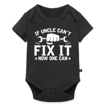 If uncle can't fix it, it can never - Baby Premium short-sleeve bodysuit - black - Front