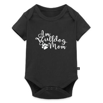 American Bulldog Mom Dog Pet Breed - Baby Premium short-sleeve bodysuit - black - Front