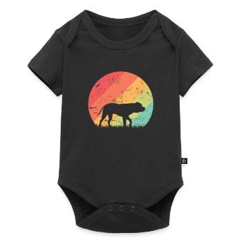 Bulldog Dog Pet Breed Best Friend - Baby Premium short-sleeve bodysuit - black - Front