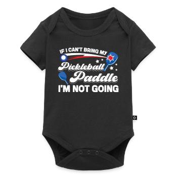 Pickleball si je ne peux pas apporter mon - Body à manches courtes Premium Bébé - noir - Devant