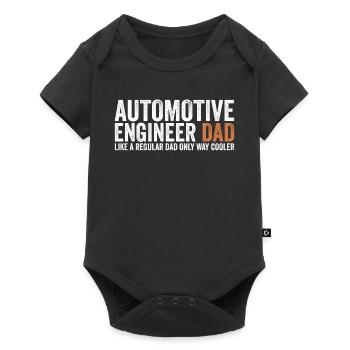 Papa - Automotive Engineer - Baby Premium short-sleeve bodysuit - black - Front
