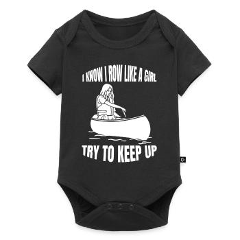 Rower Woman Rower Rowing Club Girls Rowing - Baby Premium short-sleeve bodysuit - black - Front