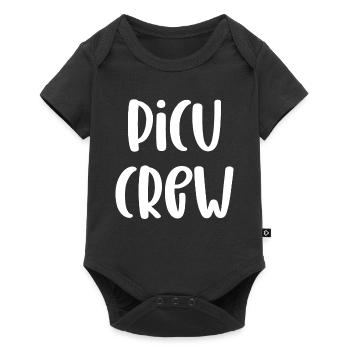 PICU Crew Nurse Pediatric Intensive Care Unit - Baby Premium short-sleeve bodysuit - black - Front