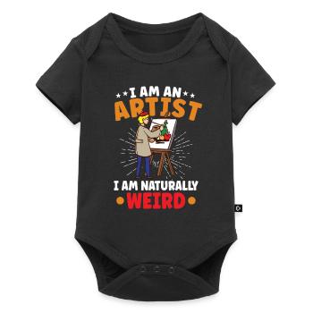 Artiste Peinture Peintre Art Couleur Art Professeur - Body à manches courtes Premium Bébé - noir - Devant