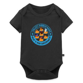 Rubber Ducks Duck Duck Lovers Bathroom - Baby Premium short-sleeve bodysuit - black - Front