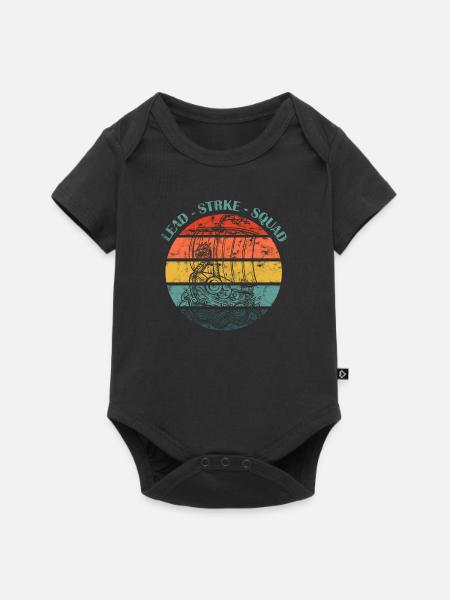 Drachenbootrennen Festival Drachenboot - Baby Premium Kurzarmbody - Schwarz