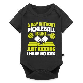 Pickleball Un jour sans - Body à manches courtes Premium Bébé - noir - Devant