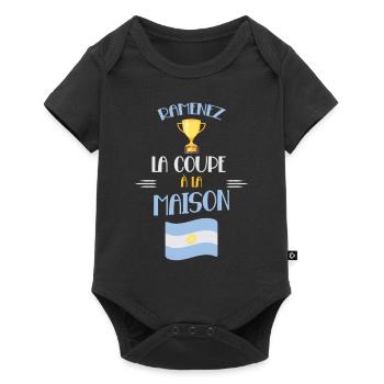 Ramenez La Coupe Cadeau Supporters Argentins - Body à manches courtes Premium Bébé - noir - Devant