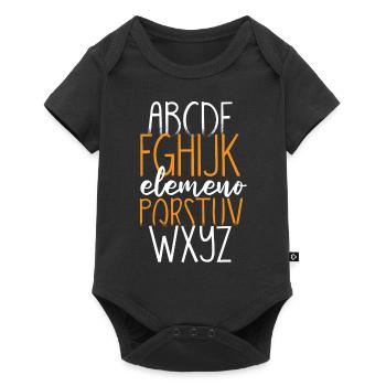 ABC Hello Kindergarten Back to School - Body à manches courtes Premium Bébé - noir - Devant