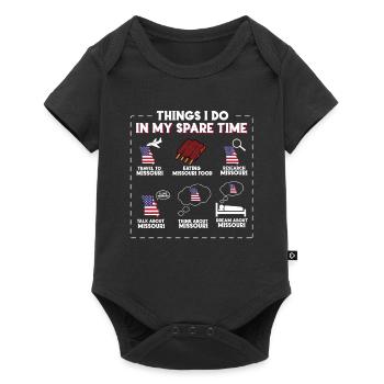 Missouri - Baby Premium short-sleeve bodysuit - black - Front