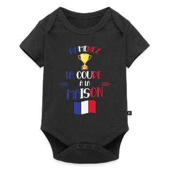 Ramenez La Coupe Cadeau Supporters Français - Body à manches courtes Premium Bébé - noir - Devant