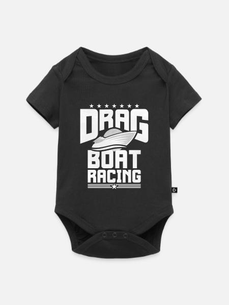 Drachenbootrennen Drachenboot - Baby Premium Kurzarmbody - Schwarz