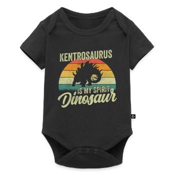 Kentrosaurus Dinosaur Children Dino Gift - Baby Premium short-sleeve bodysuit - black - Front