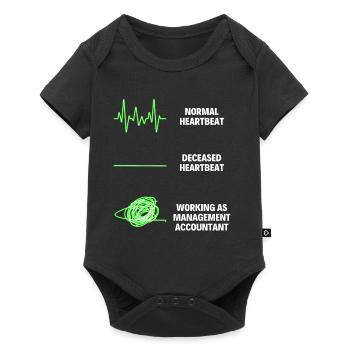 Management Accountant Finance Worker - Baby Premium short-sleeve bodysuit - black - Front