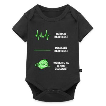Senior Geologist Professional Worker - Baby Premium short-sleeve bodysuit - black - Front