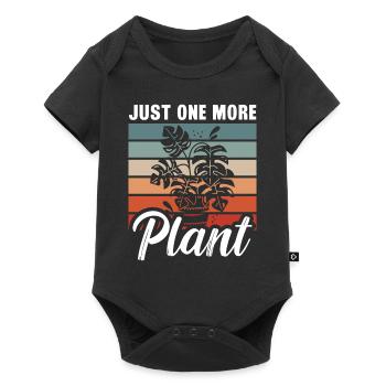 Just One More Plant Hobby Gardener - Baby Premium short-sleeve bodysuit - black - Front