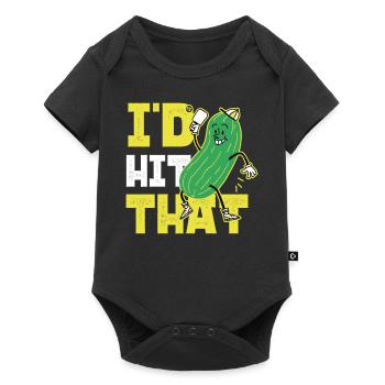 Pickleball Pickle I'd Hit That - Baby Premium short-sleeve bodysuit - black - Front