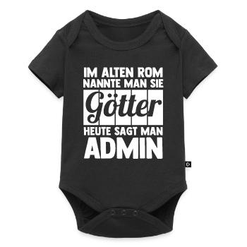 Administrator Informatiker Programmierer Admin - Baby Premium Kurzarmbody - Schwarz - Vorne