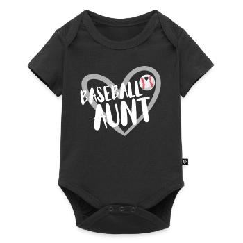 Baseball for Baseball Players - Baby Premium short-sleeve bodysuit - black - Front