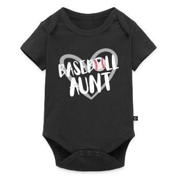 Baseball for Baseball Players - Baby Premium short-sleeve bodysuit - black - Front