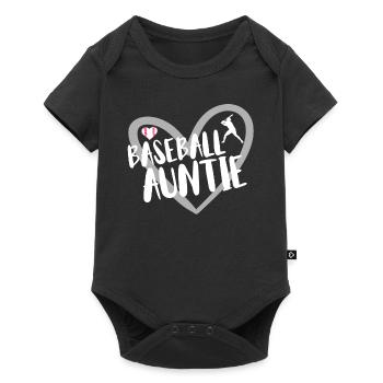 Baseball for Baseball Players - Baby Premium short-sleeve bodysuit - black - Front