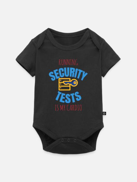 Cybersecurity - IT-Sicherheit Informatiker - Baby Premium Kurzarmbody - Schwarz
