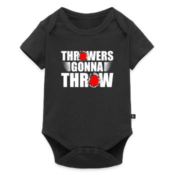 Throwers will throw athletics and throw over - Baby Premium short-sleeve bodysuit - black - Front
