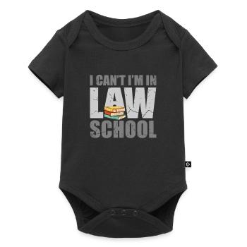 Je ne peux pas, je suis dans le légal - Body à manches courtes Premium Bébé - noir - Devant