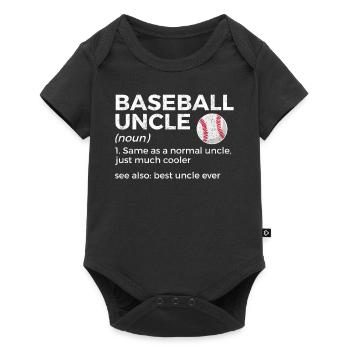 Baseball for Baseball Players - Baby Premium short-sleeve bodysuit - black - Front