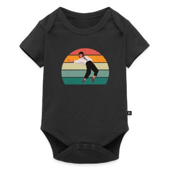 dancer dancer dance move movement couple dance - Baby Premium short-sleeve bodysuit - black - Front