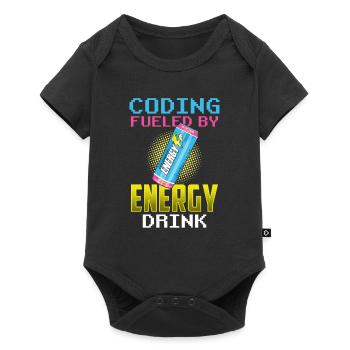 Programmation avec le code de codage Energydrinks Coder - Body à manches courtes Premium Bébé - noir - Devant