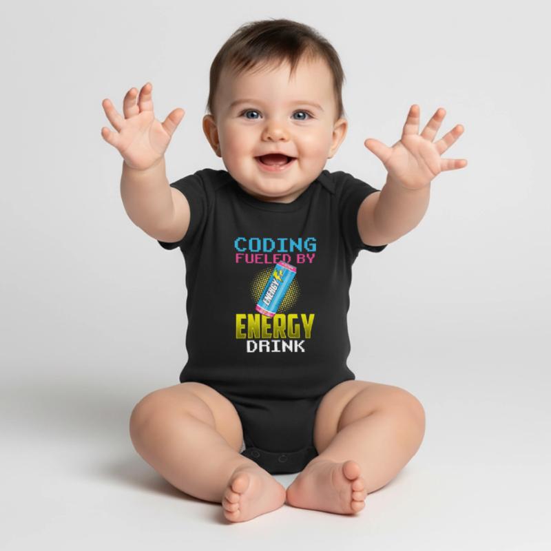 Programmieren Mit Energydrinks Coder Coding Code Baby Premium Kurzarmbody