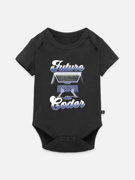Zukünftiger Coder Code Programmierer Coding - Baby Premium Kurzarmbody - Schwarz