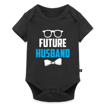 Future Husband Wedding Groom Party - Body à manches courtes Premium Bébé - noir - Devant