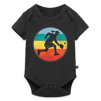 Pickleball Retro Vintage - Body à manches courtes Premium Bébé - noir - Devant