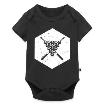 Playing Billiard 8-Ball Pool Billiard Game Billiar - Baby Premium short-sleeve bodysuit - black - Front
