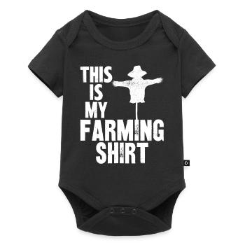 Farming Farmer Vintage C’est mon - Body à manches courtes Premium Bébé - noir - Devant