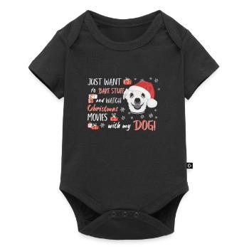 Chihuahua Merry Christmas - Baby Premium short-sleeve bodysuit - black - Front