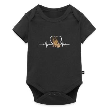 Berger allemand - Body à manches courtes Premium Bébé - noir - Devant