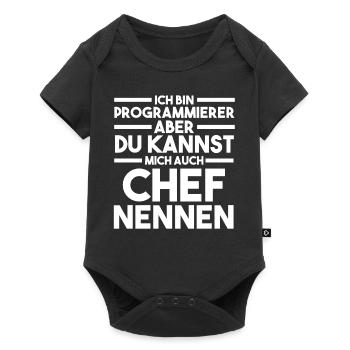 Programmieren Entwickler Coder Programmierer - Baby Premium Kurzarmbody - Schwarz - Vorne