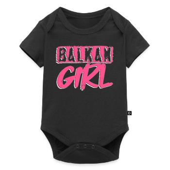 Balkan Girl Croatia Albania Kosovo Bosnia - Baby Premium short-sleeve bodysuit - black - Front