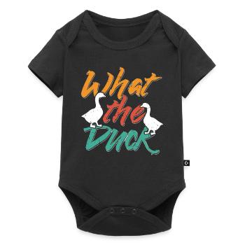 What The Duck - Baby Premium short-sleeve bodysuit - black - Front