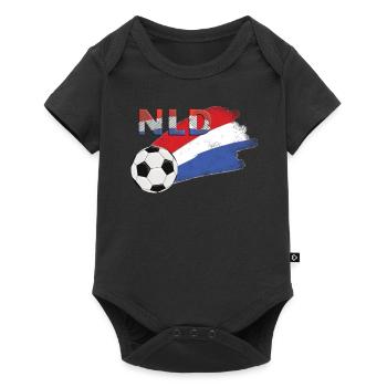 Drapeau Hollande - Body à manches courtes Premium Bébé - noir - Devant
