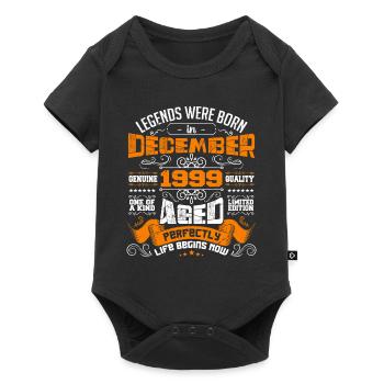 Legends were born in December 1999 | gift - Body à manches courtes Premium Bébé - noir - Devant