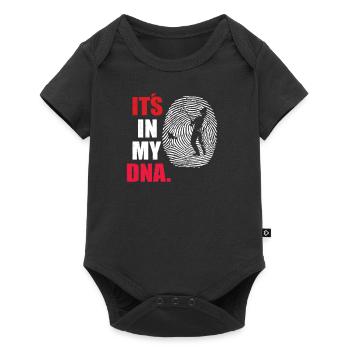 Angler Gift Idea Hobby Fishing - Baby Premium short-sleeve bodysuit - black - Front